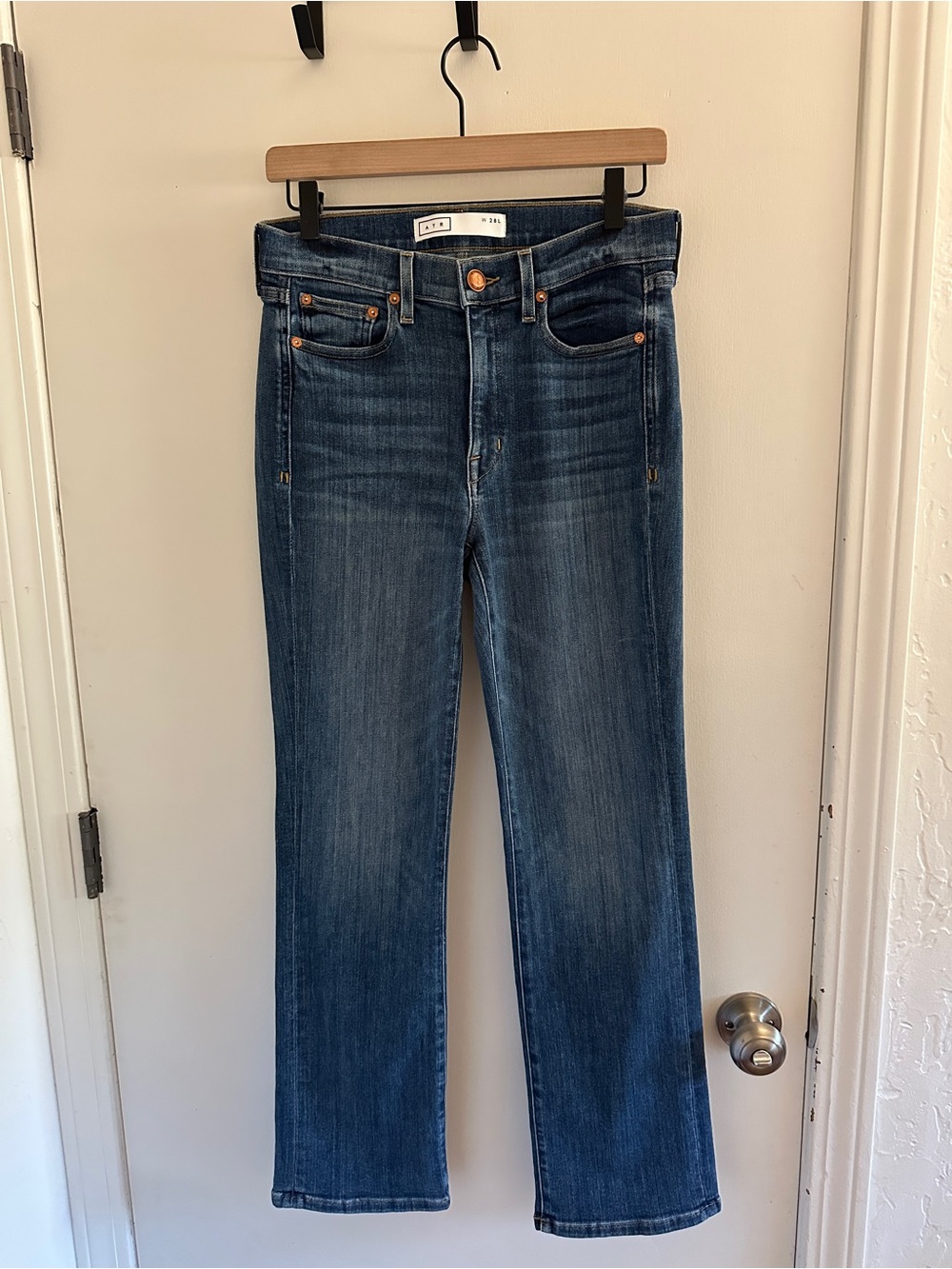 AYR The Pop Ankle Straight Jeans- Size 28 - Picture 2 of 7